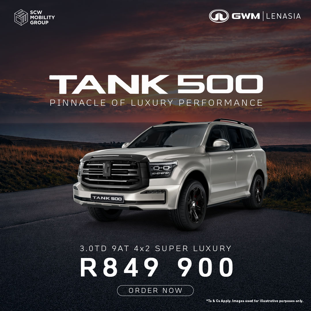 GWM Tank 500 from R849 900*